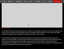 Tablet Screenshot of harringtonlimo.com